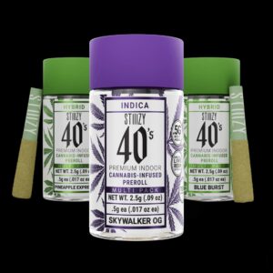 Stiiizy Indica pre rolls (5 PACK - 2.5g)