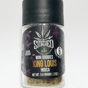 KING LOUIS 6 Mini Joints, Indica, Kief coated, by SMASHED 6 Pack   5.6 g !!!