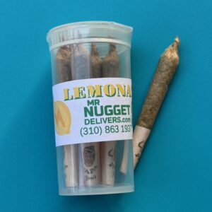 LEMONATTI (infused w/ diamond powder)  5 pack pre-rolls,  - Sativa