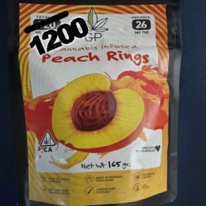 Peach Rings 1200mg (almost 3 times stronger)